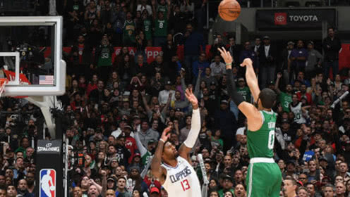 【NBA集锦】这比赛太好看了!塔图姆最后13秒晃倒乔治飙中扳平三分