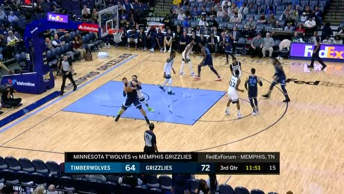 【NBA集锦】不想和你正面硬刚 瓦兰纳斯旋转绕位放出冷箭