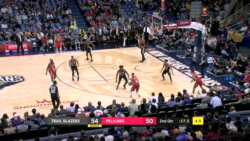 【NBA集錦】根本防不住 英格拉姆手起刀落命中本場第一記三分