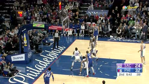 【NBA集錦】這是我們認(rèn)識(shí)的西帝？西蒙斯美如畫后仰翻身中投命中