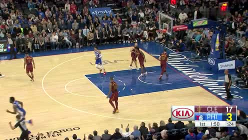 【NBA集錦】肥水不流外人田 恩比德拼下籃板運(yùn)過半場(chǎng)三分中的