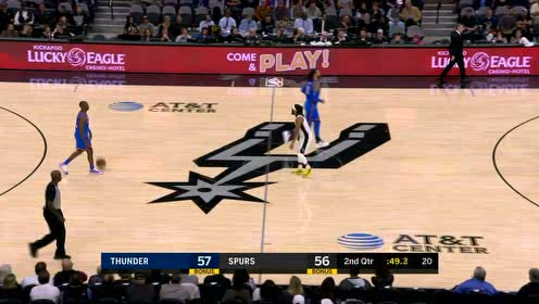 【NBA集錦】亞歷山大籃下輕松吃餅 德羅贊飄逸腳步兩分也進