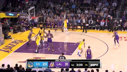 【NBA集锦】球过五人手 卡鲁索不负众望篮下换手命中