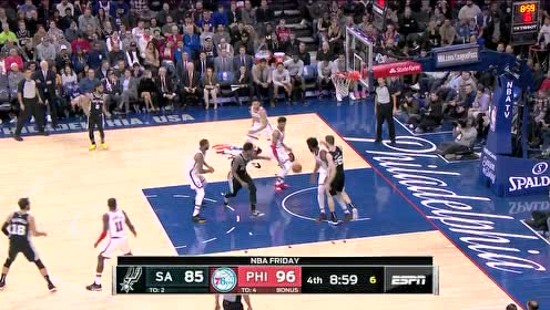 【NBA集锦】比赛开始一边倒!恩尼斯长驱直入双手暴扣