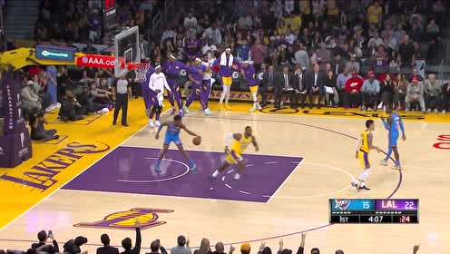 【NBA集錦】專門給濃眉刷個助攻是真愛了！詹姆斯接球輕松暴扣