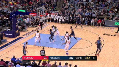 【NBA集錦】從哪里飛出來(lái)的沒看清！ 克拉克腳踩彈簧霸氣飛天補(bǔ)扣