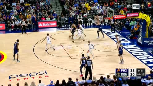 【NBA集锦】喜好高空作业 普拉姆利头顶挥月入网毫不留情