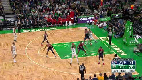 【NBA集锦】对手开始慌了 布朗连得4分打停奇才