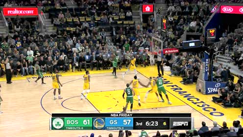 【NBA集锦】外线开花 布朗晃过防守人命中底角三分