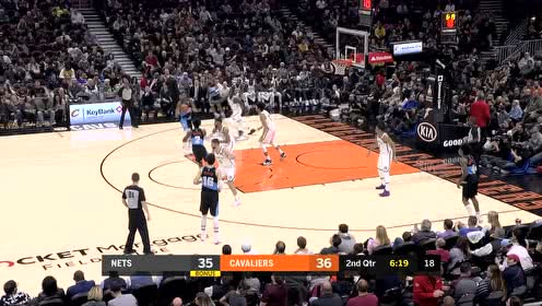【NBA集錦】突出一個(gè)強(qiáng)硬 湯普森內(nèi)線強(qiáng)吃艾倫小拋投得分