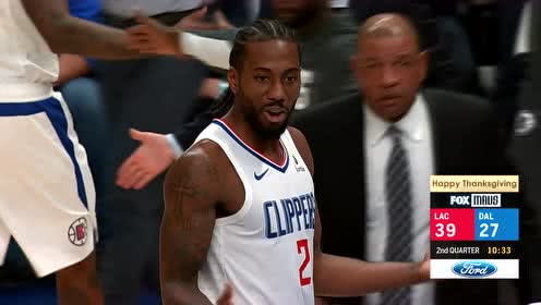 【NBA集錦】以一敵三真英雄 萊昂納德歐洲步突破打板