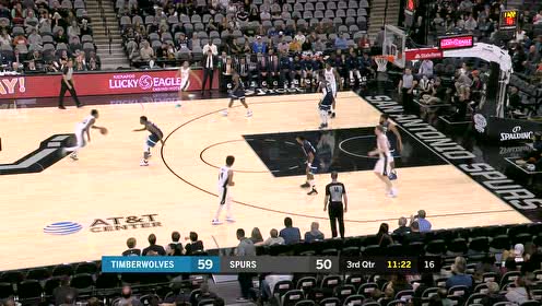【NBA集锦】秀起来了 德罗赞连续背后变向抛投命中