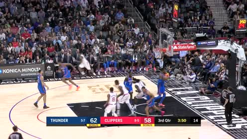 【NBA集錦】小手一抬專治漏網(wǎng)之魚 哈雷爾籃下踮腳補(bǔ)籃命中