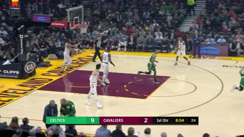 【NBA集錦】平地一聲雷 塔圖姆拔地而起勾手上籃