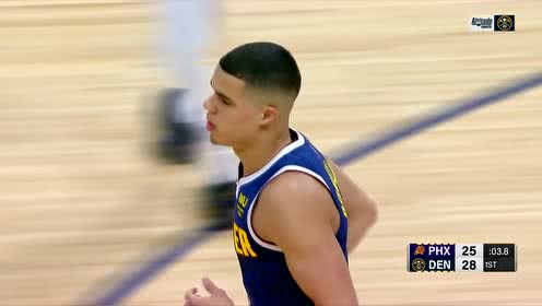 【NBA集锦】logo超远压哨三分!太阳神射手迎着防守飙进神奇一球