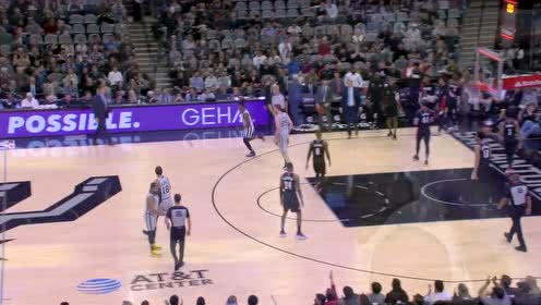 【NBA集锦】海佐尼亚命中三分 沃克抛投哨响球进
