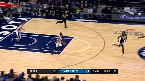 【NBA集錦】天賦滿滿肉眼可見(jiàn) 維金斯葉底穿花閃轉(zhuǎn)騰挪上籃得手