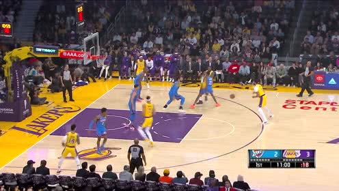 【NBA集錦】雷霆后場快速反擊 海王亞當斯單臂暴扣