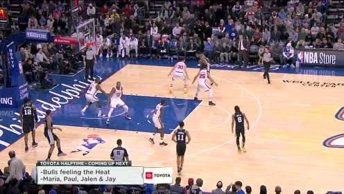 【NBA集锦】盖伊三不沾巧妙变助攻 阿尔德里奇双手挂筐重扣
