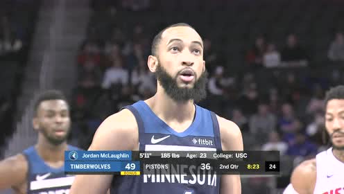 【NBA集锦】麦克劳林单挑格里芬 维金斯突破轻盈上篮