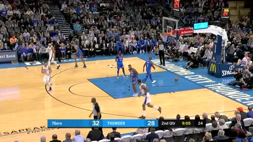 【NBA集錦】不跟你們玩了！恩比德弧頂直接飆射三分冷箭穿心