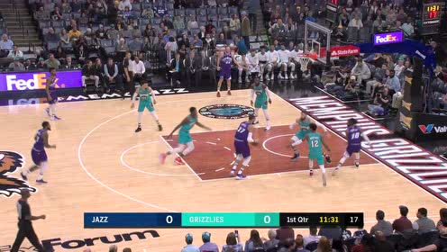 【NBA集錦】康利送出擊地助攻 戈貝爾籃下接球上籃