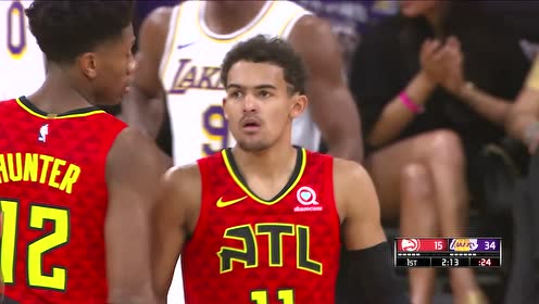 【NBA集錦】老鷹終于打出了一點活力！特雷楊搶斷掛著庫茲馬拋出2+1