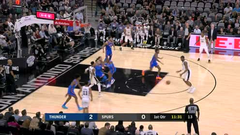 【NBA集錦】客場作戰(zhàn)絲毫不虛 史蒂芬助飛亞當斯扣籃得手
