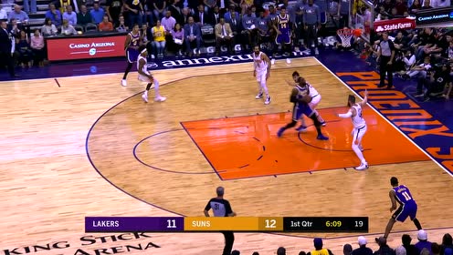 【NBA集錦】輕松吃掉薩里奇！詹姆斯打轉(zhuǎn)換大轉(zhuǎn)身干到籃下上籃打成