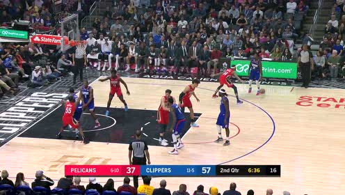 【NBA集錦】鵜鶘防守千瘡百孔 萊昂納德送餅哈雷爾完成雙手暴扣