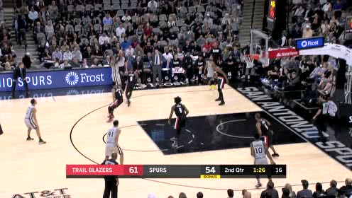 【NBA集锦】麦科勒姆三分命中稳住局面 阿尔德里奇以牙还牙完成回应