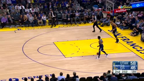 【NBA集锦】进攻还要看拉塞尔 水拉快攻抛投轻松打进