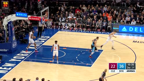 【NBA集錦】開啟追分模式 騎士連續(xù)三分打停尼克斯