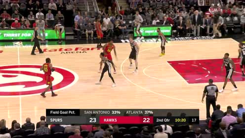 【NBA集錦】籃筐：什么仇什么冤？瓊斯直傳帕克一步登天掄臂暴扣