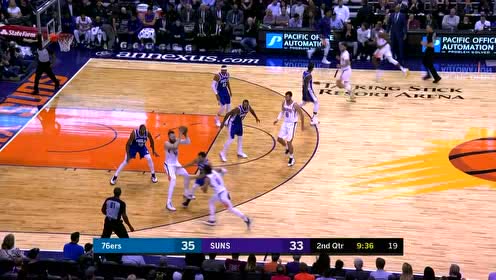 【NBA集锦】二人转唱得不错！贝恩斯手递手助攻卢比奥三分命中