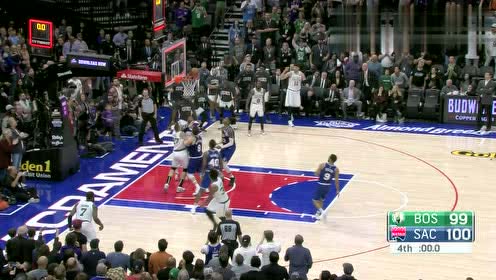 【NBA集锦】毫厘之间错失绝杀！斯马特抛投颠筐偏出 凯尔特人10连胜遭终结