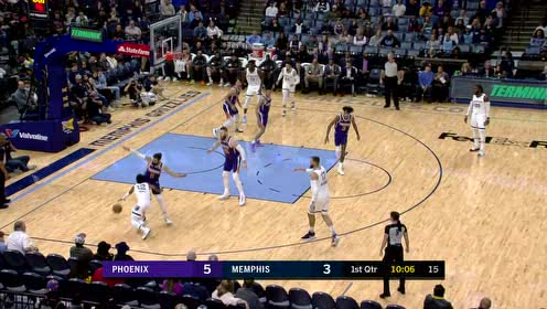 【NBA集錦】小伙兒身體素質(zhì)就是好！ 莫蘭特沿底線突破上反籃得手