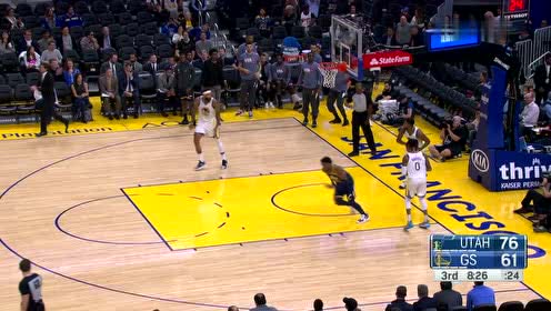 【NBA集锦】康利长传连线米切尔 直杀篮下飞身劈扣