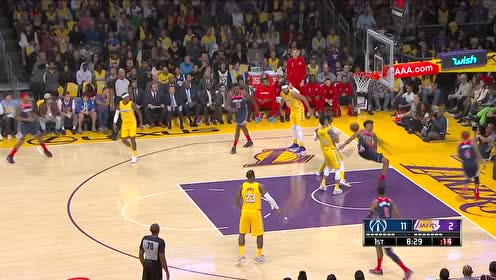 【NBA集锦】小伙子别嚣张 浓眉正面盖倒八村垒俯视教做人