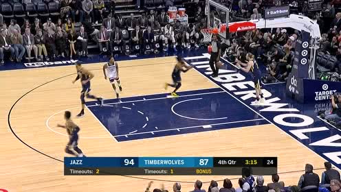 【NBA集锦】久旱逢甘霖 维金斯化身天强打两分
