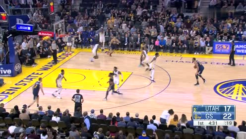 【NBA集锦】大通中心全体起立欢呼!拉塞尔暂停回来第4记无解三分续上