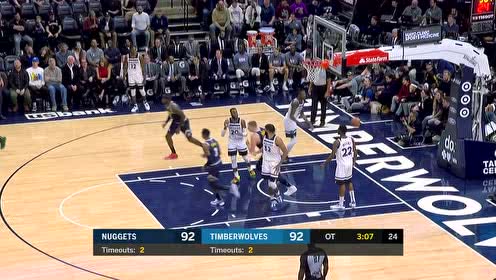 【NBA集锦】掘金大心脏球员 巴顿反击坚决飙中三分