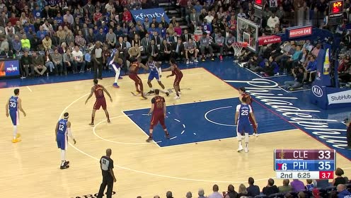 【NBA集錦】?jī)?nèi)外兩開花 恩比德后撤步三分一箭穿心