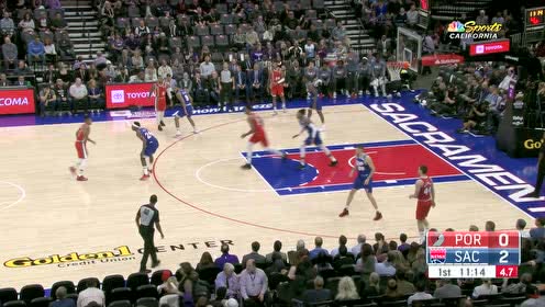 【NBA集锦】麦科勒姆直突篮下 闪转腾挪为队添首分