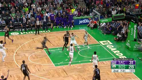 【NBA集錦】還是老將穩(wěn)健 巴恩斯兩記三分打停凱爾特人
