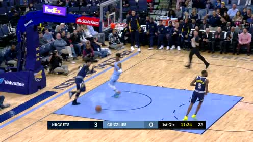 【NBA集锦】穆雷抢断反击一气呵成 行进间暴扣一骑绝尘