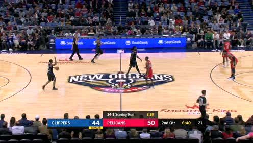 【NBA集錦】霍勒迪外線(xiàn)干拔三分 路威迎兩人上籃打進(jìn)