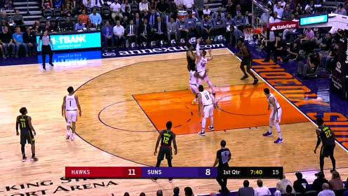 【NBA集錦】肩負重任的男人 瓊斯連續(xù)補籃命中連砍四分