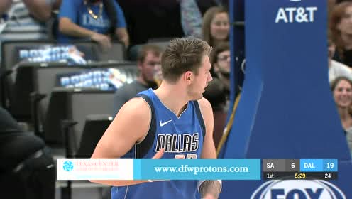 【NBA集錦】真的屢試不爽！東契奇再中后撤步三分