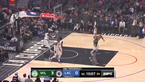 【NBA集錦】字母哥歐洲步慘遭哈雷爾血帽 所幸補(bǔ)籃挽回顏面